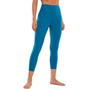 imageCRZ YOGA Butterluxe Yoga Capris Leggings 23  High Waisted Buttery Soft Workout Womens Lounge PantsSupersonic Blue