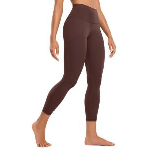 imageCRZ YOGA Butterluxe Yoga Capris Leggings 23  High Waisted Buttery Soft Workout Womens Lounge PantsTaupe