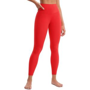 imageCRZ YOGA Butterluxe Yoga Leggings 25quot  High Waisted Buttery Soft Womens Workout Lounge PantsDeep Red