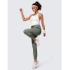 imageCRZ YOGA 4Way Stretch Workout Joggers for Women 28quot  Casual Travel Athletic Pants with PocketsGrey Sage