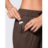 imageCRZ YOGA 4Way Stretch Workout Joggers for Women 28quot  Casual Travel Athletic Pants with PocketsHot Fudge Brown