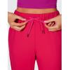 imageCRZ YOGA 4Way Stretch Workout Joggers for Women 28quot  Casual Travel Athletic Pants with PocketsViva Magenta