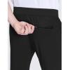 imageCRZ YOGA All Day Comfy PullOn Golf Joggers for Men 28quot30quot32quot  Quick Dry Lightweight Work Casual Pants with PocketsBlack