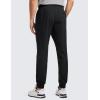 imageCRZ YOGA All Day Comfy PullOn Golf Joggers for Men 28quot30quot32quot  Quick Dry Lightweight Work Casual Pants with PocketsBlack