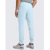 imageCRZ YOGA All Day Comfy PullOn Golf Joggers for Men 28quot30quot32quot  Quick Dry Lightweight Work Casual Pants with PocketsChambray Blue