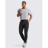 imageCRZ YOGA All Day Comfy PullOn Golf Joggers for Men 28quot30quot32quot  Quick Dry Lightweight Work Casual Pants with PocketsInk Gray
