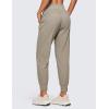 imageCRZ YOGA Athletic Joggers for Women 275quot  Lightweight Travel Outdoor Hiking Pants with PocketsCliff Ash