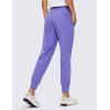imageCRZ YOGA Athletic Joggers for Women 275quot  Lightweight Travel Outdoor Hiking Pants with PocketsDark Lavender Purple