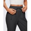 imageCRZ YOGA Athletic Joggers for Women 275quot  Lightweight Travel Outdoor Hiking Pants with PocketsInk Gray