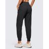 imageCRZ YOGA Athletic Joggers for Women 275quot  Lightweight Travel Outdoor Hiking Pants with PocketsInk Gray
