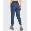 imageCRZ YOGA Athletic Joggers for Women 275quot  Lightweight Travel Outdoor Hiking Pants with PocketsNubei Blue