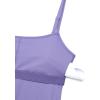 imageCRZ YOGA Butterluxe Cami Strap Jumpsuits for Women  Adjustable Yoga Workout One Piece Tank Leggings Romper with Builtin BraDark Lavender Purple