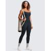 imageCRZ YOGA Butterluxe Cami Strap Jumpsuits for Women  Adjustable Yoga Workout One Piece Tank Leggings Romper with Builtin BraTrue Navy
