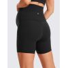 imageCRZ YOGA Butterluxe Maternity Biker Shorts Pockets 5quot  Over The Belly Pregnancy Womens Yoga Workout Athletic Buttery SoftBlack