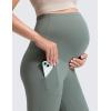 imageCRZ YOGA Butterluxe Maternity Joggers Pockets 27quot  Workout Active Yoga Pregnancy Womens Pants Over The Belly SoftGrey Sage