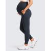 imageCRZ YOGA Butterluxe Maternity Joggers Pockets 27quot  Workout Active Yoga Pregnancy Womens Pants Over The Belly SoftTrue Navy