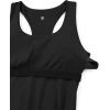 imageCRZ YOGA Butterluxe Maternity Racerback Tank Tops  Ruched Sleeveless Womens Pregnancy Yoga Workout Shirt with Built in BraBlack
