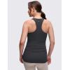 imageCRZ YOGA Butterluxe Maternity Racerback Tank Tops  Ruched Sleeveless Womens Pregnancy Yoga Workout Shirt with Built in BraMysterious Grey