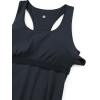 imageCRZ YOGA Butterluxe Maternity Racerback Tank Tops  Ruched Sleeveless Womens Pregnancy Yoga Workout Shirt with Built in BraTrue Navy