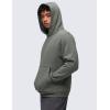 imageCRZ YOGA Cotton Fleece Lined Pullover Hoodies for Men  Cozy Casual Workout Essential Sweatshirts With Kangaroo PocketGrey Sage