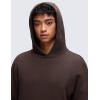 imageCRZ YOGA Cotton Fleece Lined Pullover Hoodies for Men  Cozy Casual Workout Essential Sweatshirts With Kangaroo PocketHot Fudge Brown
