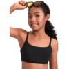 imageCRZ YOGA Girls Bikini Set 2 Piece Swimsuit  Beach Sports Bathing Suit Scoop Neck Adjustable Straps Padded Kids TeenBlack