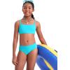 imageCRZ YOGA Girls Bikini Set 2 Piece Swimsuit  Beach Sports Bathing Suit Scoop Neck Adjustable Straps Padded Kids TeenTurquoise