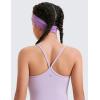imageCRZ YOGA Girls Butterluxe Double Lined Camisole Tank Tops Crop  Dance Yoga Athletic Casual Spaghetti Y Back Kids TeenLilac Air