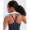 imageCRZ YOGA Girls Butterluxe Double Lined Camisole Tank Tops Crop  Dance Yoga Athletic Casual Spaghetti Y Back Kids TeenTwilight Blue