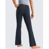 imageCRZ YOGA Girls Butterluxe High Waist Yoga Flare Leggings  Dance Casual Athletic Pants Bell Bottoms Bootcut Kids TeenTrue Navy