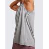 imageCRZ YOGA Mens Workout Sleeveless Shirt Quick Dry Stretchy Swim TShirts Athletic Gym Running Beach Tank TopSilver Mist