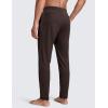 imageZipper Pocket Cloud Jersey Sweatpants 30quot by CRZ YOGAHot Fudge Brown