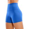 imageCRZ YOGA Butterluxe Biker Shorts 4  High Waisted Booty Workout Volleyball Yoga Womens SpandexSparkle Blue