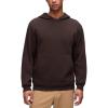 imageCRZ YOGA Cotton Fleece Lined Pullover Hoodies for Men  Cozy Casual Workout Essential Sweatshirts With Kangaroo PocketHot Fudge Brown