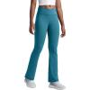 imageCRZ YOGA Girls Butterluxe Crossover Waist Yoga Flare Leggings  Dance Casual Athletic Pants Bell Bottoms Kids TeenBorealis Green