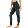 imageCRZ YOGA Naked Feeling Workout Leggings 25  High Waist Yoga Training Tight Womens PantsEmerald Green Tiedye Flowers