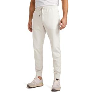 imageCRZ YOGA All Day Comfy PullOn Golf Joggers for Men 28quot30quot32quot  Quick Dry Lightweight Work Casual Pants with PocketsMilky White Bone