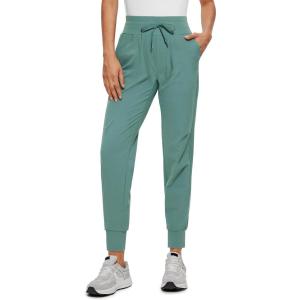 imageCRZ YOGA Athletic Joggers for Women 275quot  Lightweight Travel Outdoor Hiking Pants with PocketsJuniper