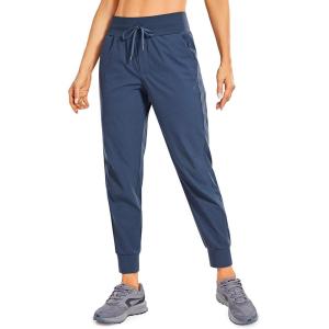 imageCRZ YOGA Athletic Joggers for Women 275quot  Lightweight Travel Outdoor Hiking Pants with PocketsNubei Blue