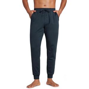 imageCRZ YOGA Cloud Jersey Lightweight Yoga Joggers for Men 29quot  Breathable Casual Lounge Workout Soft Sweatpants with PocketsTrue Navy