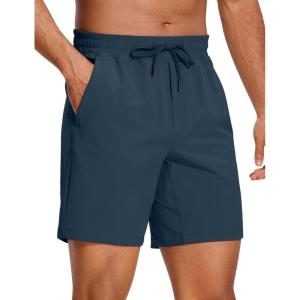 imageCRZ YOGA Mens Linerless Workout Shorts 7  Quick Dry for Running Sports Athletic Gym with PocketsStelindigo
