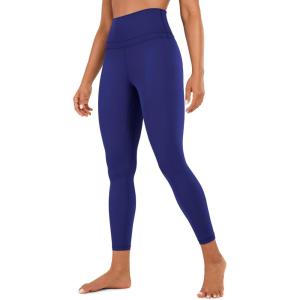 imageCRZ YOGA Naked Feeling Workout Leggings 25  High Waist Yoga Training Tight Womens PantsLarkspur Blue