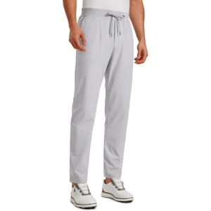 imageComfortable AllDay SlimFit Golf Pants 31quot by CRZ YOGAPlatinum Grey
