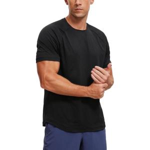 imageLightweight Quick Dry Short Sleeves Crew NeckBlack