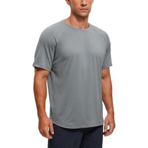 imageLightweight Quick Dry Short Sleeves Crew NeckSilver Gray