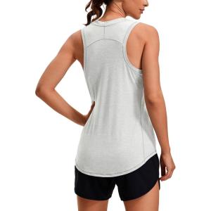 imageLightweight Racerback Tank Top by CRZ YOGASilver Mist