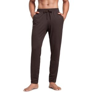 imageZipper Pocket Cloud Jersey Sweatpants 30quot by CRZ YOGAHot Fudge Brown