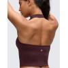 imageButterluxe Halter Longline Sports BraRipe Plum
