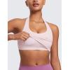imageButterluxe Halter Longline Sports BraStrawberry Pink