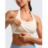 imageButterluxe Halter Longline Sports BraWhite Apricot
